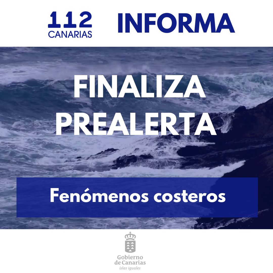 Finalizacion prealerta fenomenos costeros