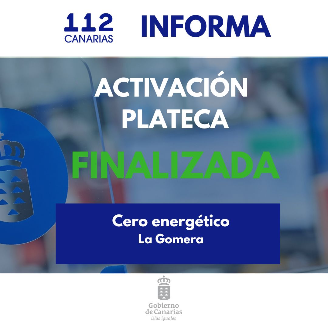 PLATECA Finalización cero energético La Gomera