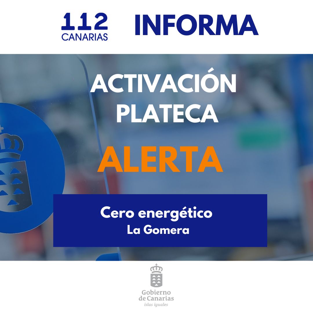 PLATECA Alerta cero energético La Gomera LG
