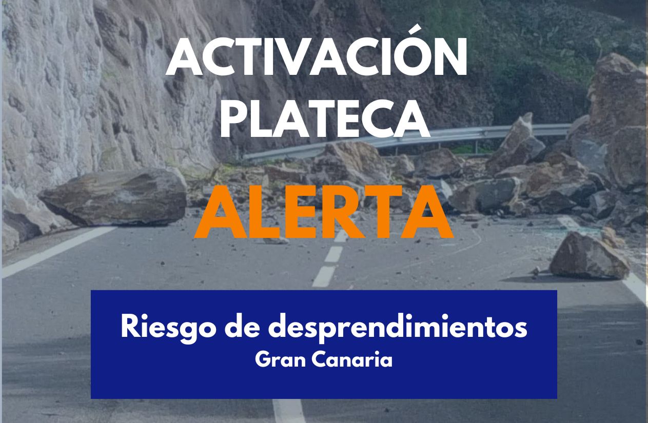 Banner Alerta desprendimientos Gran Canaria
