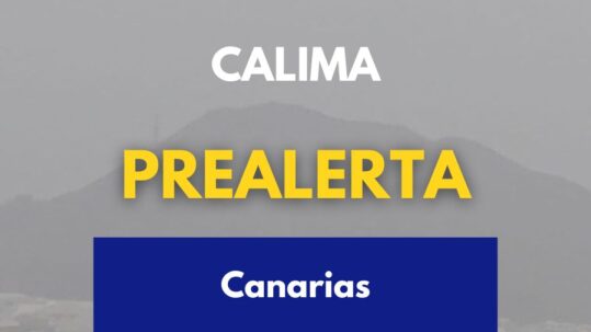Prealerta Calima Canarias