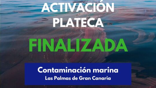 Final Prealerta Plateca contaminación marina Las Palmas de Gran Canaria